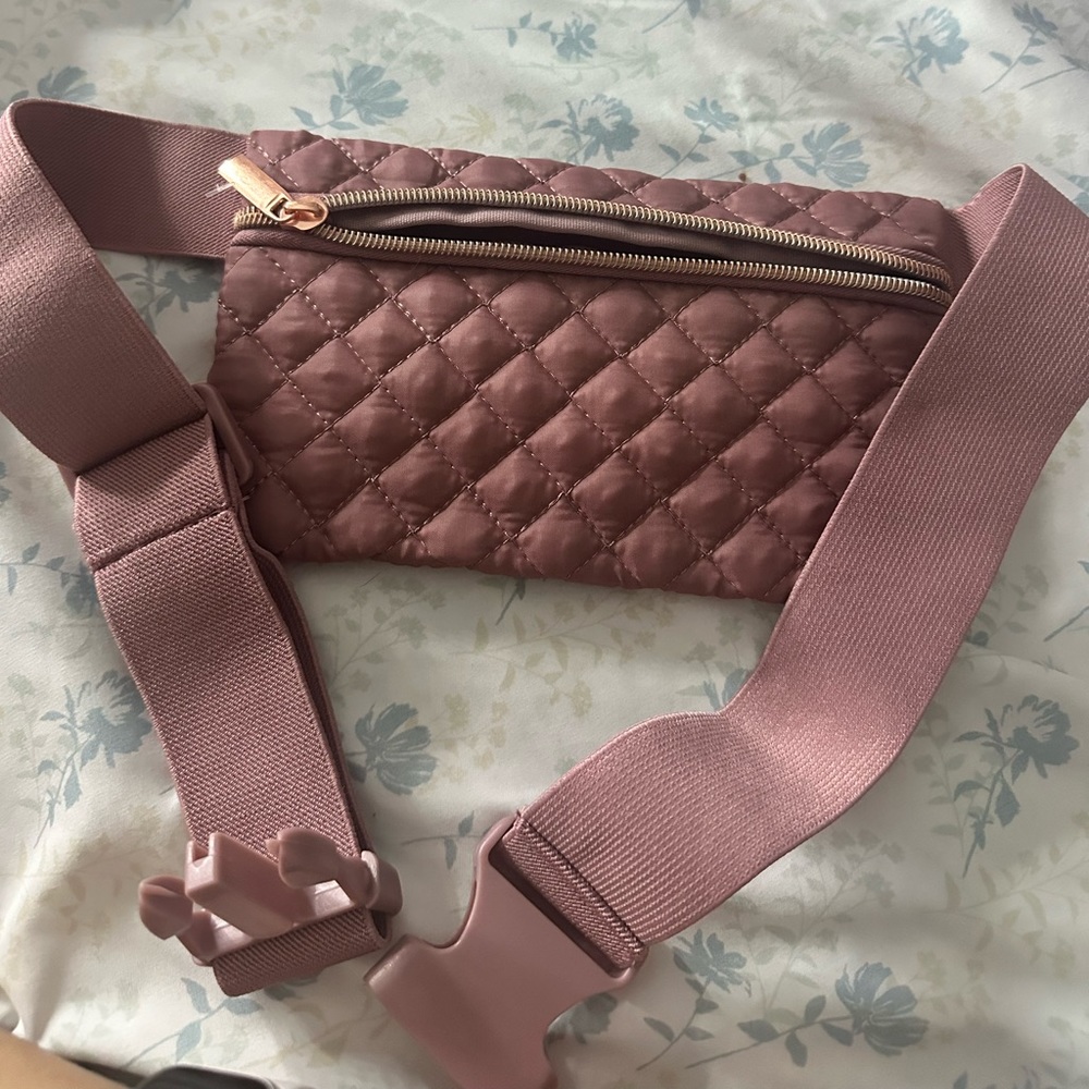 Pink waist pouch/fanny pack